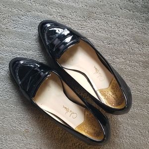 Cole Haan blank patent pumps